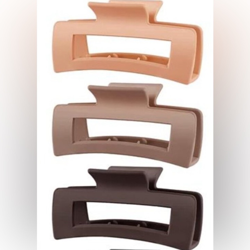 3 Pack of Giant Hair Clips
